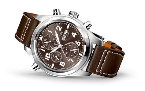 iwc iw371808|IWC Schaffhausen Pilot's Watch Double Chronograph Edition.